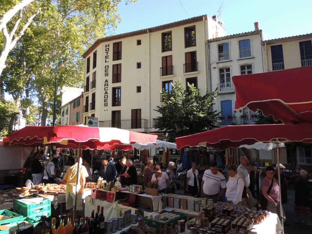 Hotel Des Arcades Céret Exteriör bild